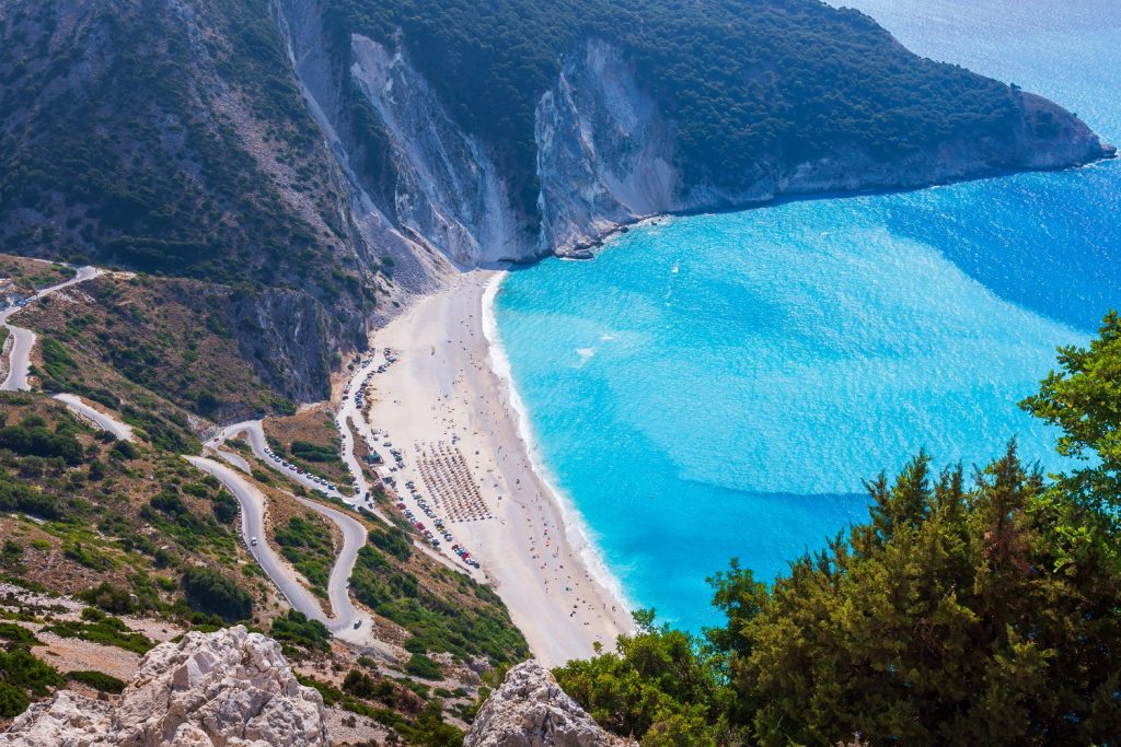 view from the Myrtos beach